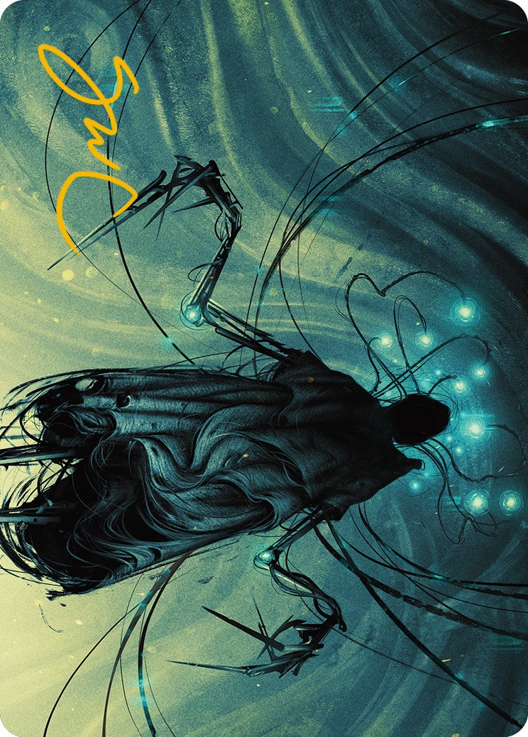 Image of Ichor Synthesizer Art Card (Gold-Stamped Signature) [Phyrexia: All Will Be One Art Series]
