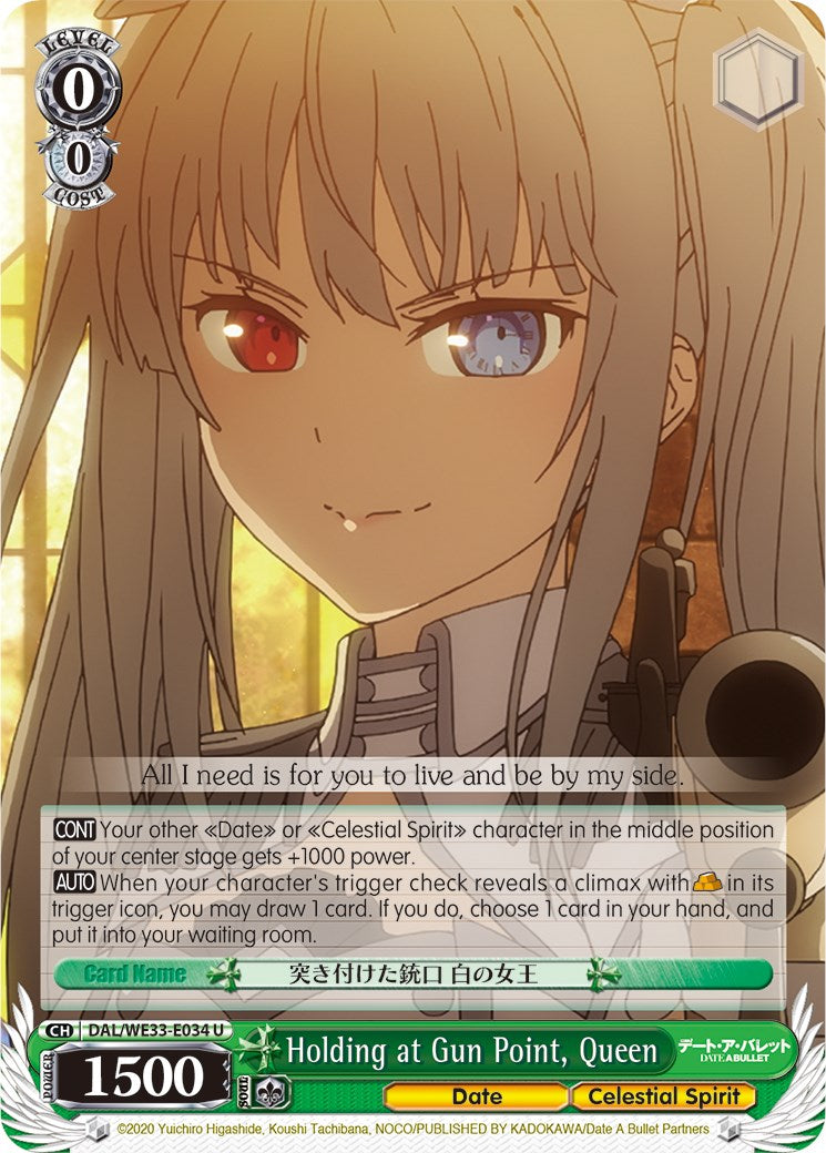 Image of Holding at Gun Point, Queen (DAL/WE33-E034 U) [Date A Bullet]