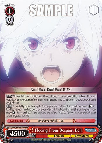 Image of Fleeing From Despair, Bell (DDM/S88-E103 PR) [Is it Wrong to Try to Pick Up Girls in a Dungeon?]