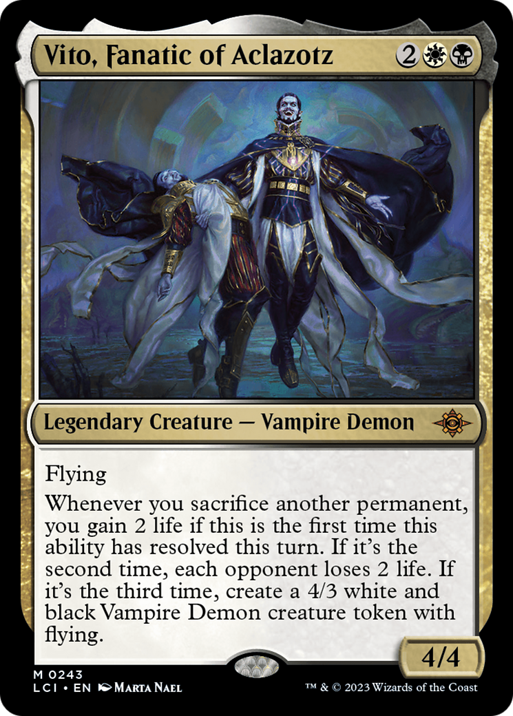 Image of Vito, Fanatic of Aclazotz [The Lost Caverns of Ixalan]