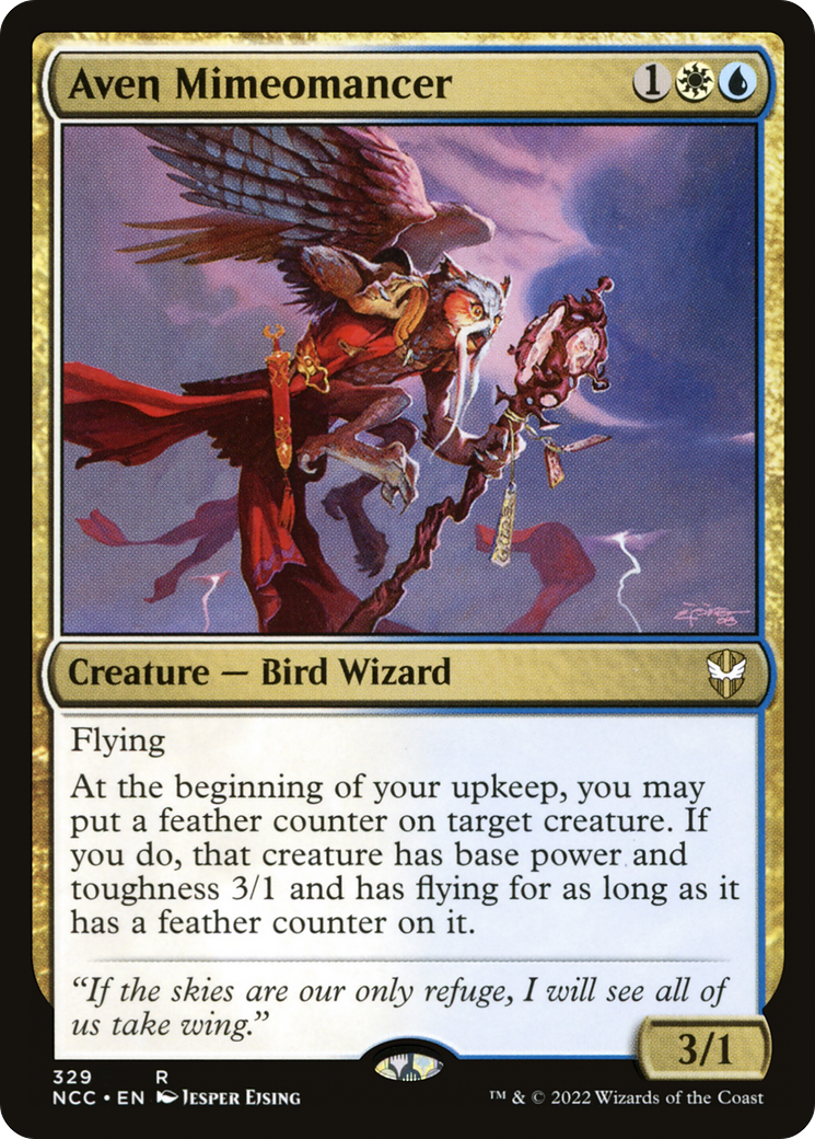 Image of Aven Mimeomancer [Streets of New Capenna Commander]