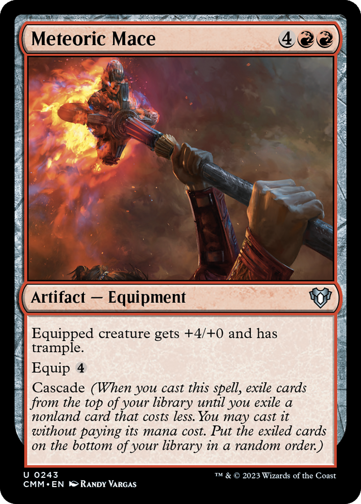 Image of Meteoric Mace [Commander Masters]