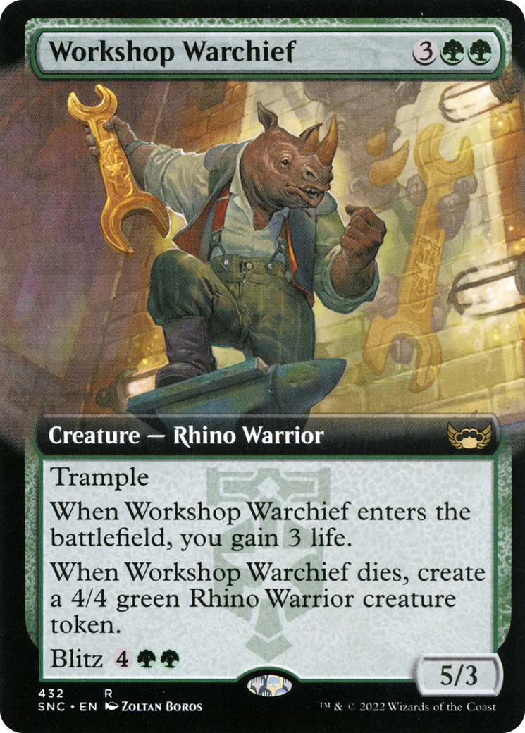Image of Workshop Warchief (Extended Art) [Streets of New Capenna]
