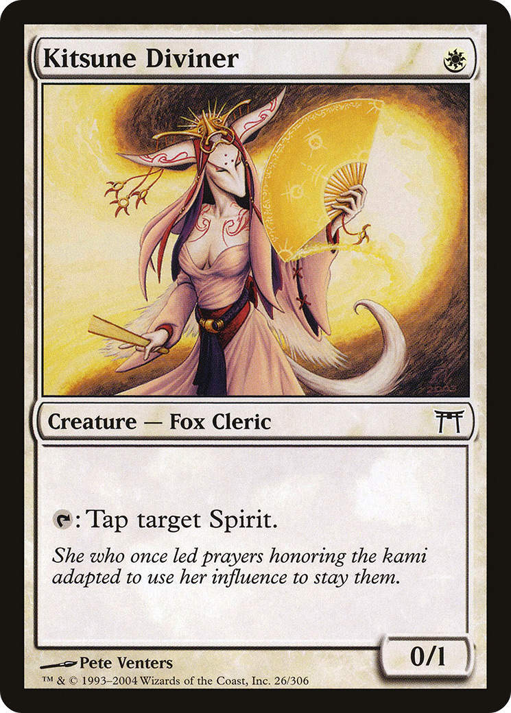 Image of Kitsune Diviner [Champions of Kamigawa]