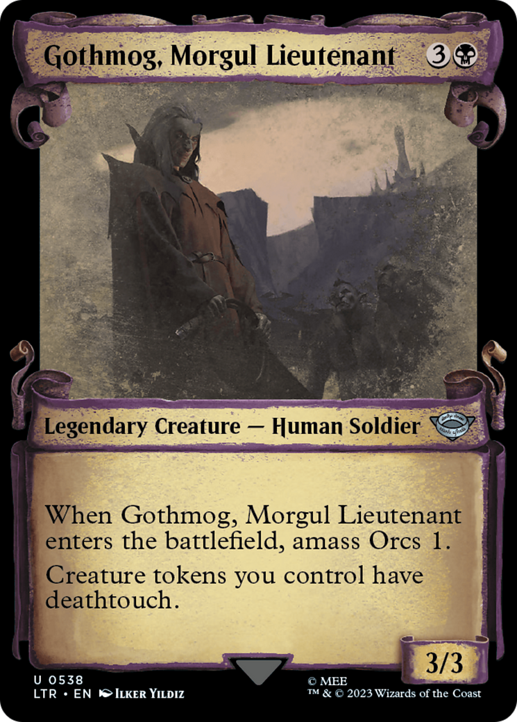 Image of Gothmog, Morgul Lieutenant [The Lord of the Rings: Tales of Middle-Earth Showcase Scrolls]