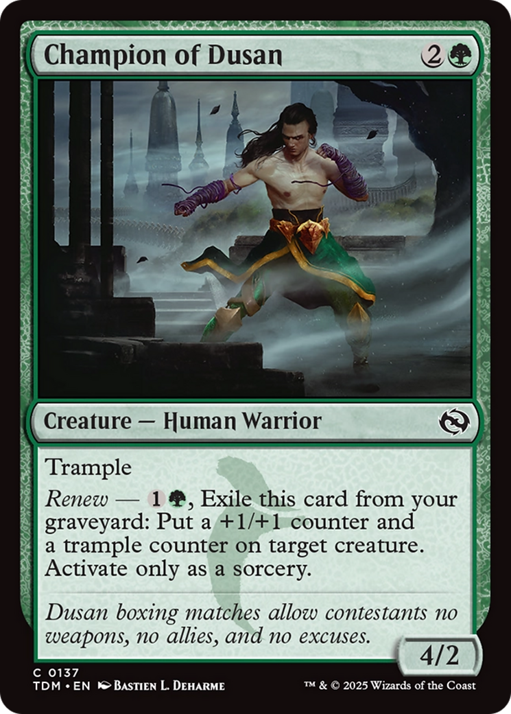 Image of Champion of Dusan [Tarkir: Dragonstorm]