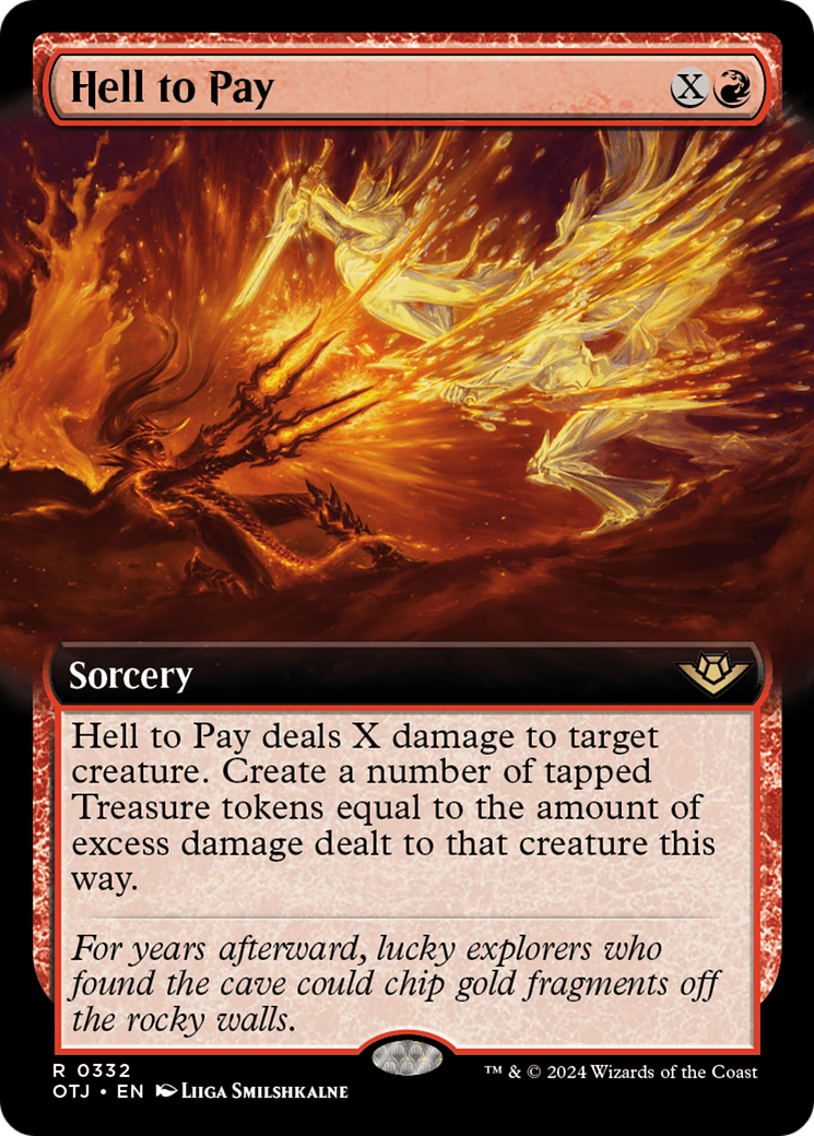 Image of Hell to Pay (Extended Art) [Outlaws of Thunder Junction]