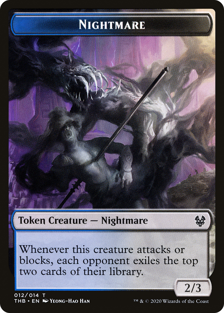 Image of Nightmare Token [Theros Beyond Death Tokens]