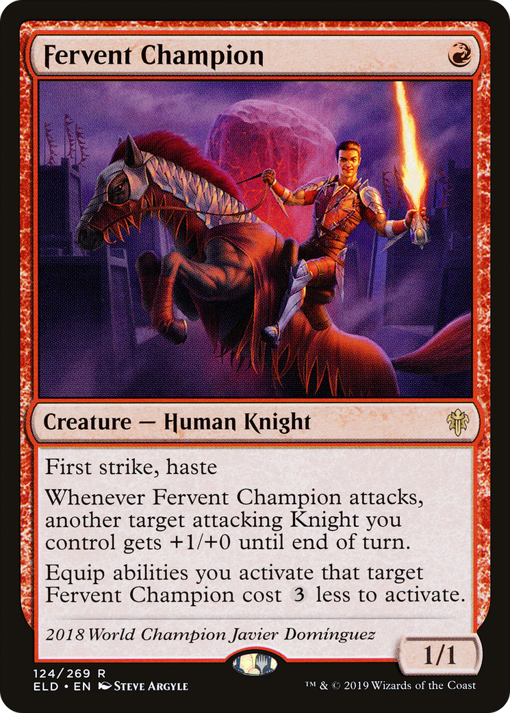 Image of Fervent Champion [Throne of Eldraine]