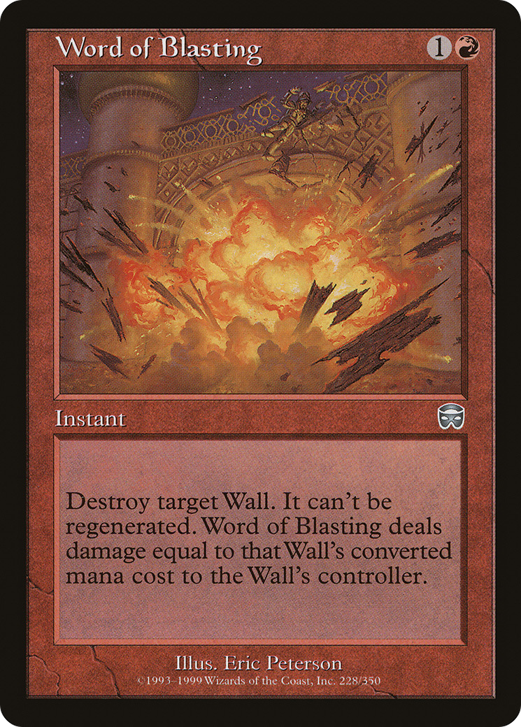 Image of Word of Blasting [Mercadian Masques]