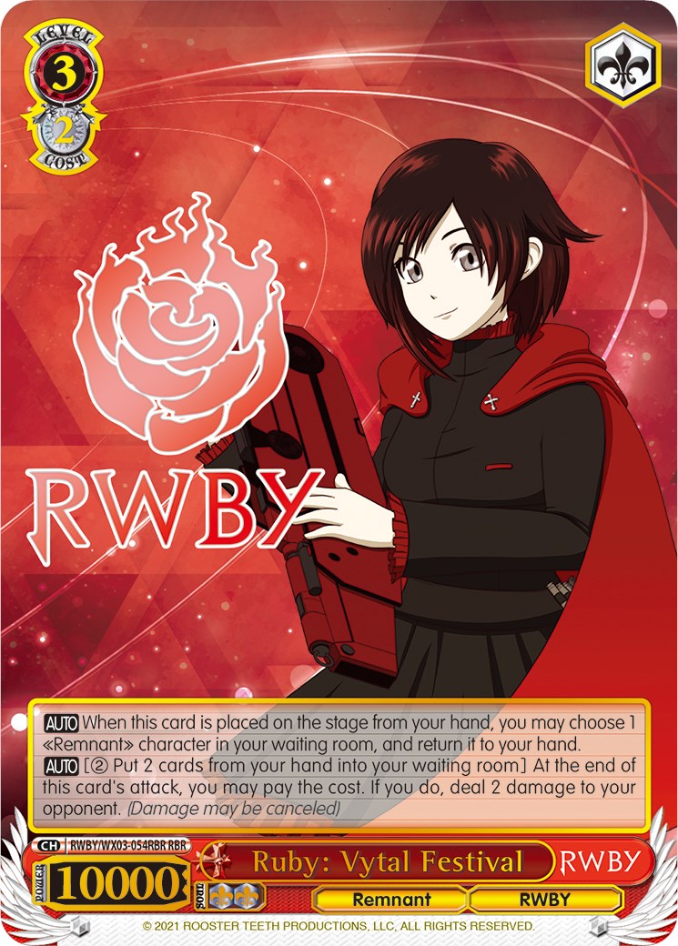 Image of Ruby: Vytal Festival (RWBY/WX03-054RBR RBR) [RWBY]