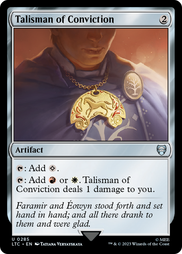 Image of Talisman of Conviction [The Lord of the Rings: Tales of Middle-Earth Commander]