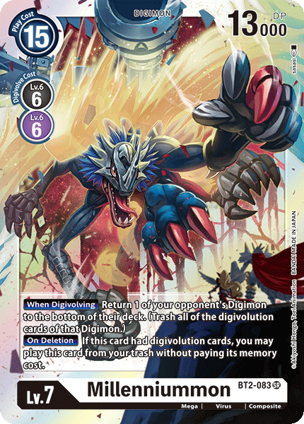 Image of Millenniummon [BT2-083] [Release Special Booster Ver.1.0]