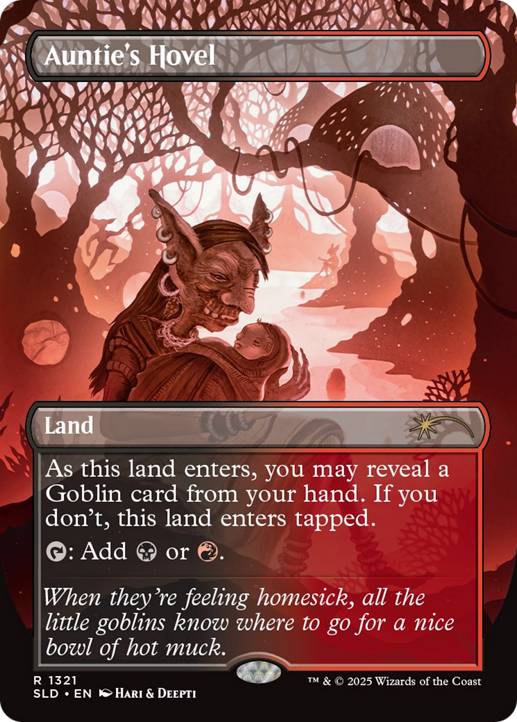 Image of Auntie's Hovel (SLD-1321) - Secret Lair Drop (Borderless) Foil
