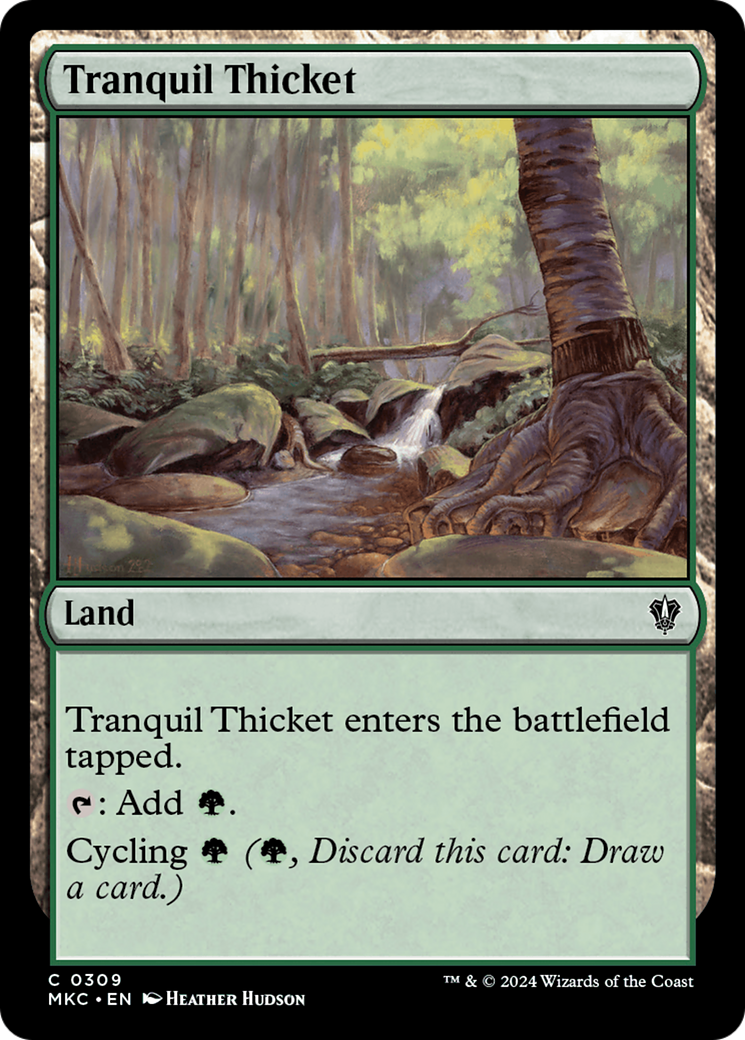 Image of Tranquil Thicket [Murders at Karlov Manor Commander]