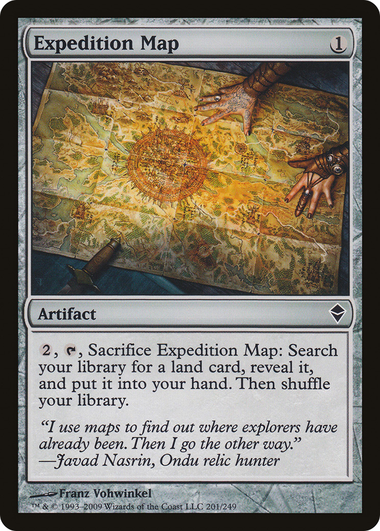 Image of Expedition Map [Zendikar]