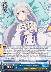 Image of Pure Maiden, Emilia (RZ/S46-E064 R) [Re:ZERO]