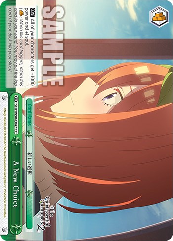 Image of A New Choice (5HY/W90-E047 CC) [The Quintessential Quintuplets 2]