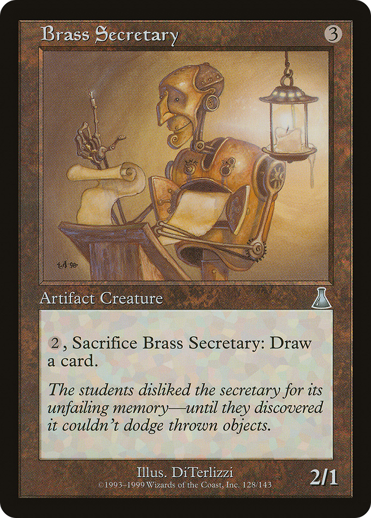 Image of Brass Secretary [Urza's Destiny]