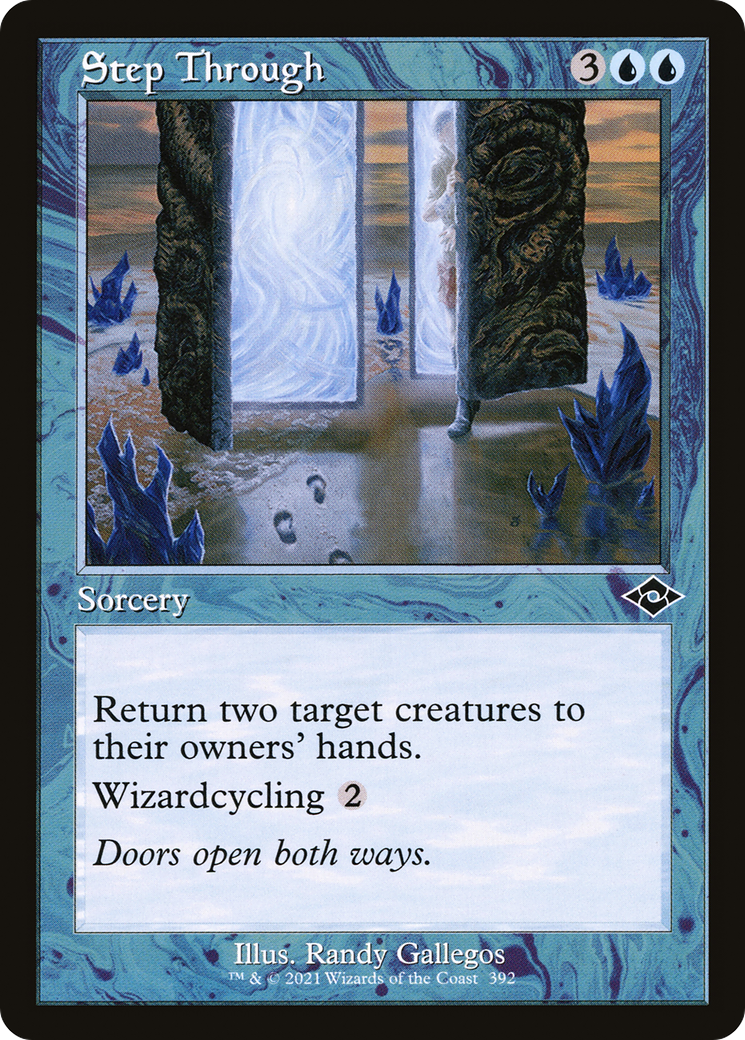 Image of Step Through (Retro Frame) (MH2-392) - Modern Horizons 2 Etched Foil