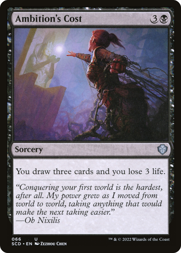 Image of Ambition's Cost [Starter Commander Decks]