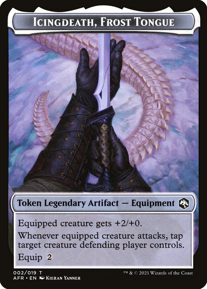 Image of Spider // Icingdeath, Frost Tongue Double-Sided Token [Dungeons & Dragons: Adventures in the Forgotten Realms Tokens]