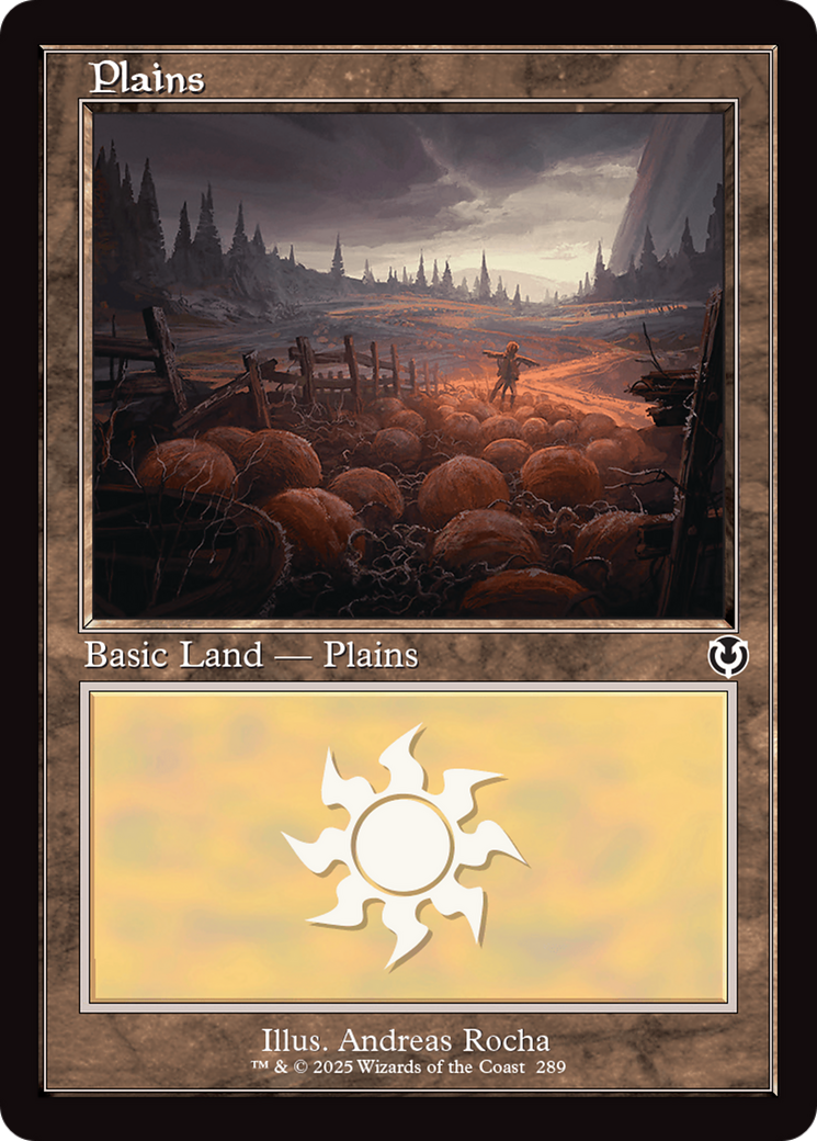 Image of Plains (289) (Retro Frame) [Innistrad Remastered]