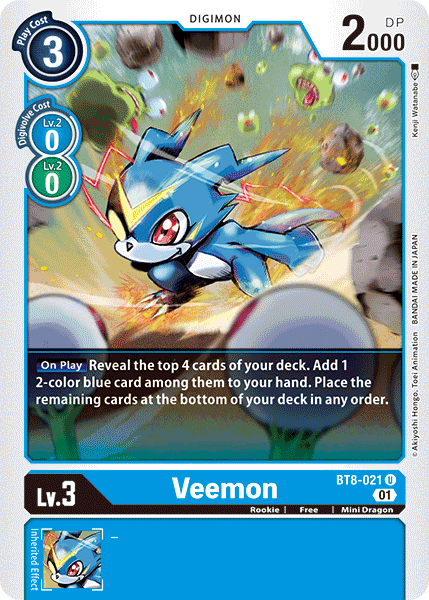 Image of Veemon [BT8-021] [New Awakening]