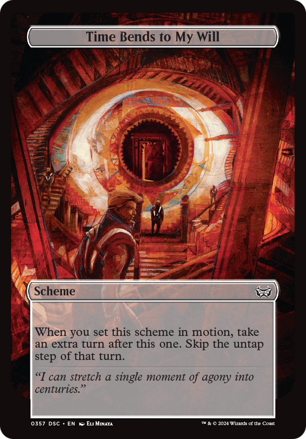 Image of Time Bends to My Will (Full Art) [Duskmourn: Archenemy]