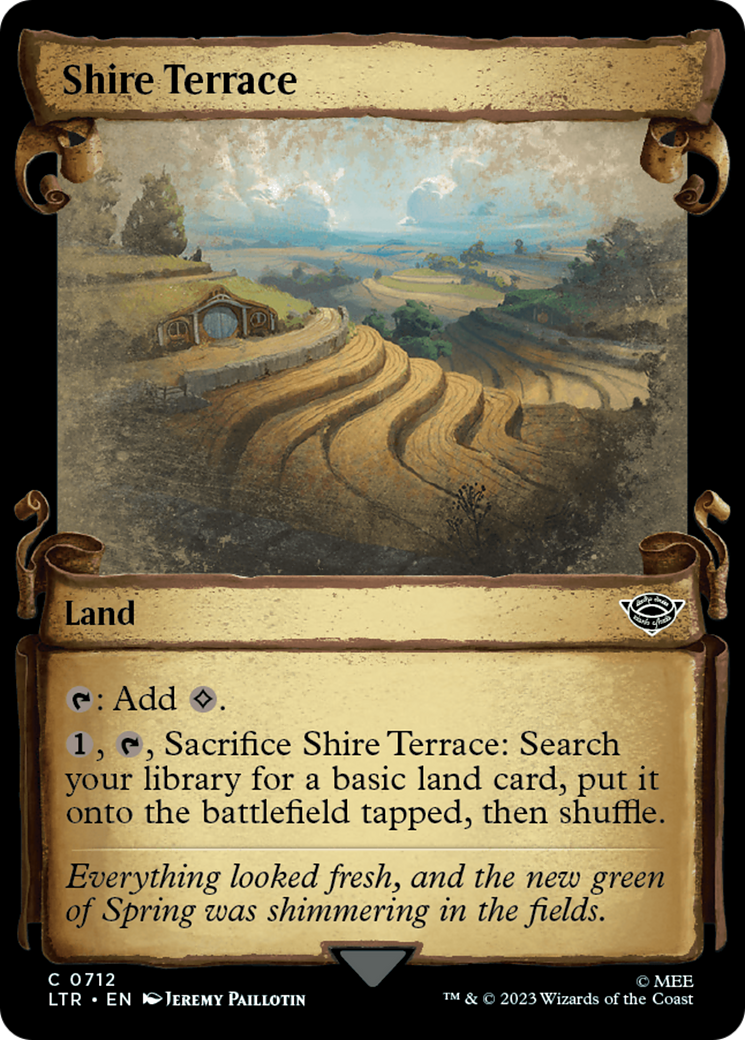 Image of Shire Terrace [The Lord of the Rings: Tales of Middle-Earth Showcase Scrolls]