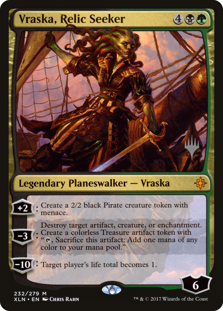 Image of Vraska, Relic Seeker (Promo Pack) [Ixalan Promos]