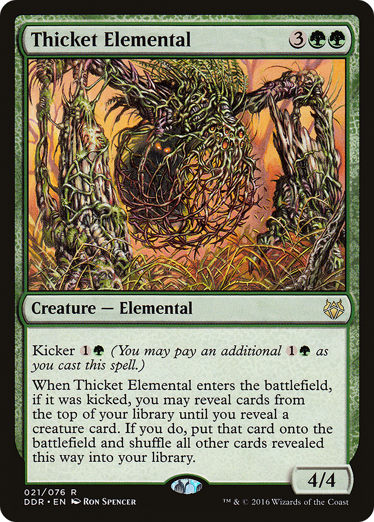 Image of Thicket Elemental [Duel Decks: Nissa vs. Ob Nixilis]