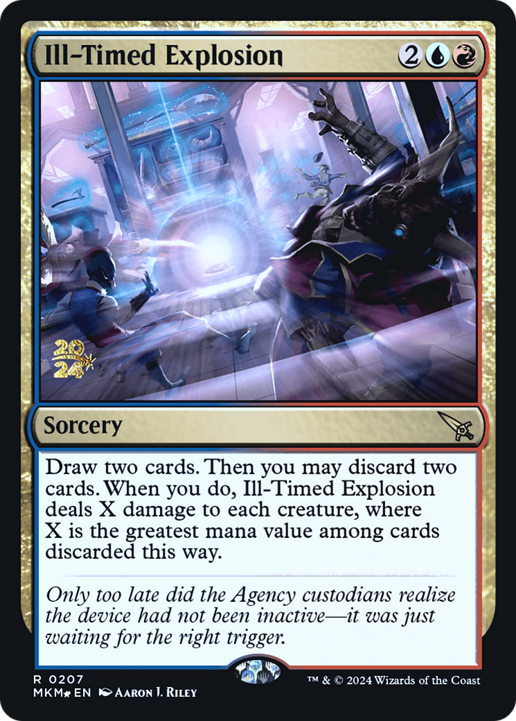 Image of Ill-Timed Explosion [Murders at Karlov Manor Prerelease Promos]