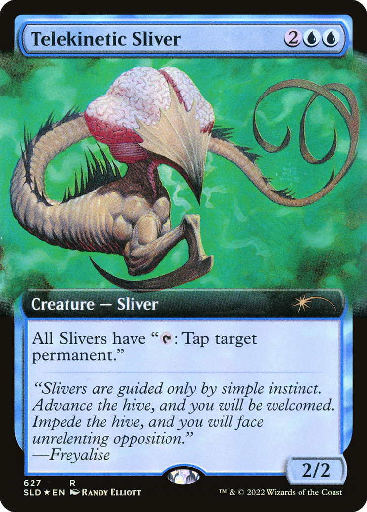 Image of Telekinetic Sliver (Extended Art) [Secret Lair Drop Promos]