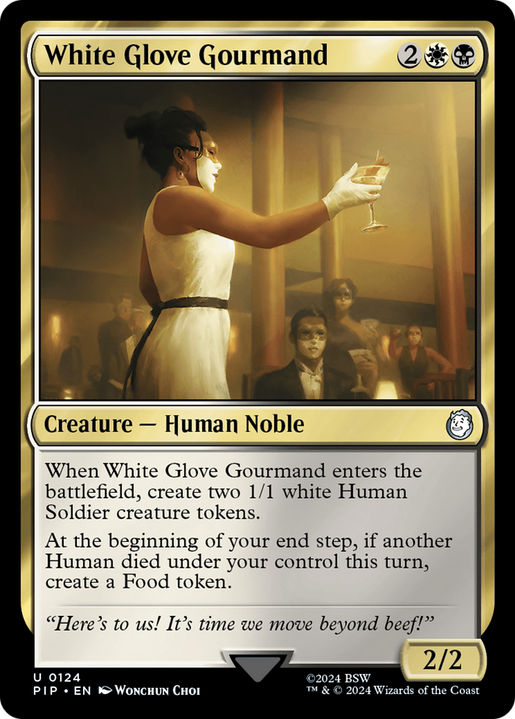 Image of White Glove Gourmand [Fallout]