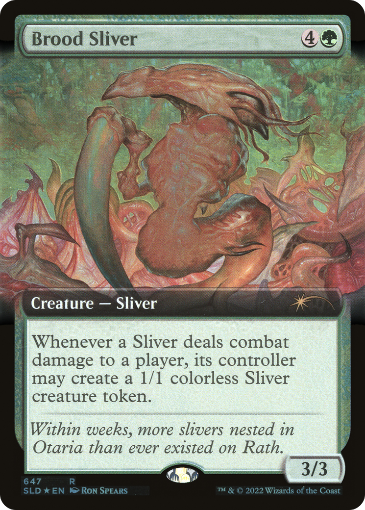 Image of Brood Sliver (Extended Art) [Secret Lair Drop Promos]