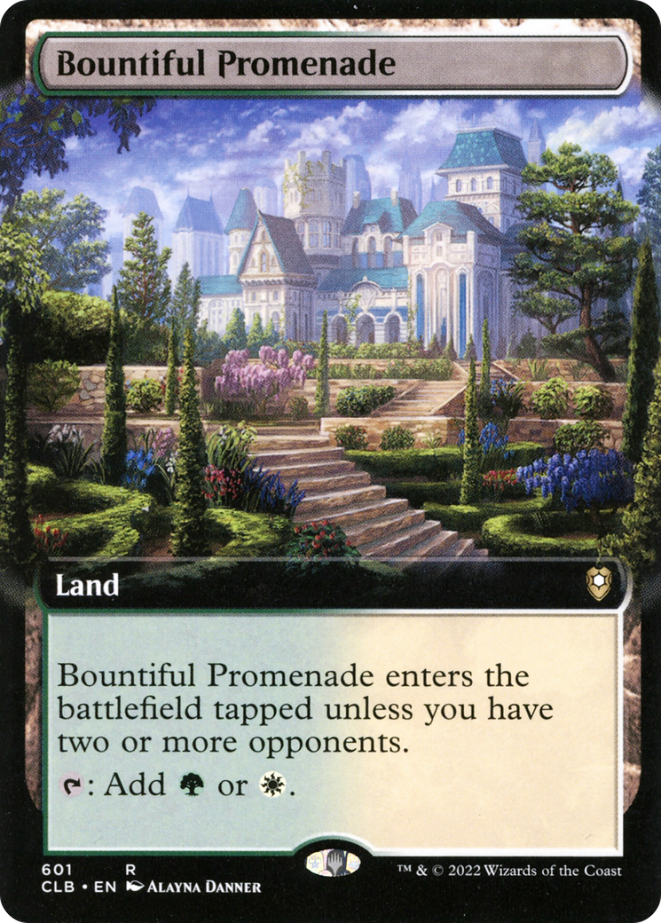 Image of Bountiful Promenade (Extended Art) [Commander Legends: Battle for Baldur's Gate]