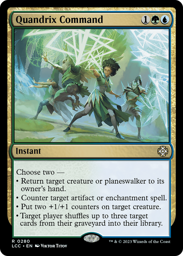 Image of Quandrix Command [The Lost Caverns of Ixalan Commander]