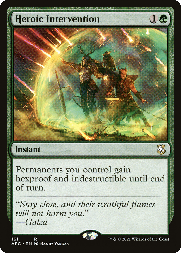 Image of Heroic Intervention [Dungeons & Dragons: Adventures in the Forgotten Realms Commander]