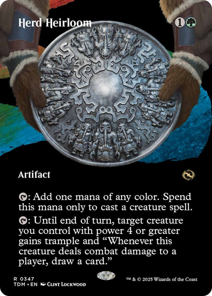 Image of Herd Heirloom (Borderless) [Tarkir: Dragonstorm]