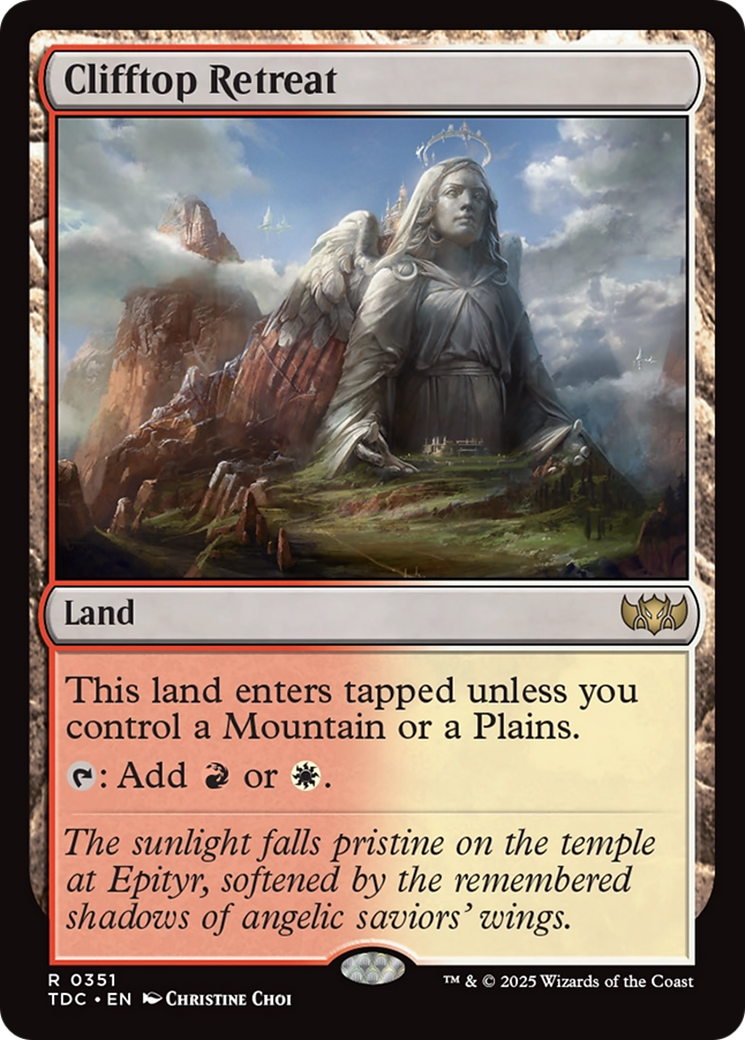 Image of Clifftop Retreat [Tarkir: Dragonstorm Commander]