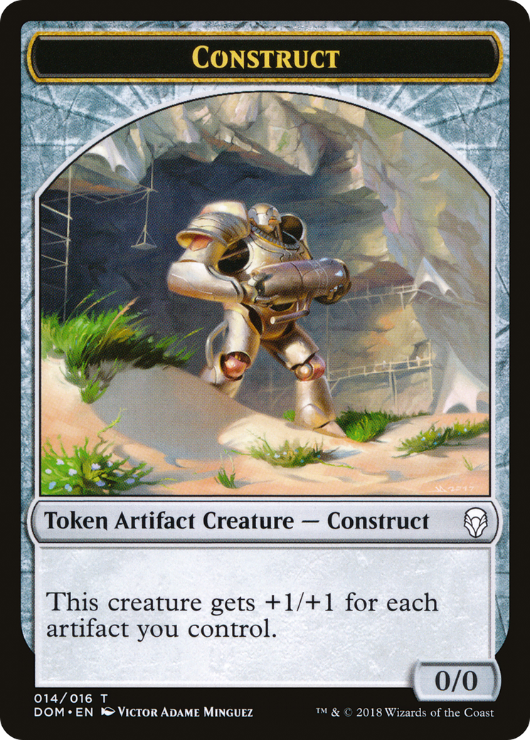 Image of Construct Token [Dominaria Tokens]