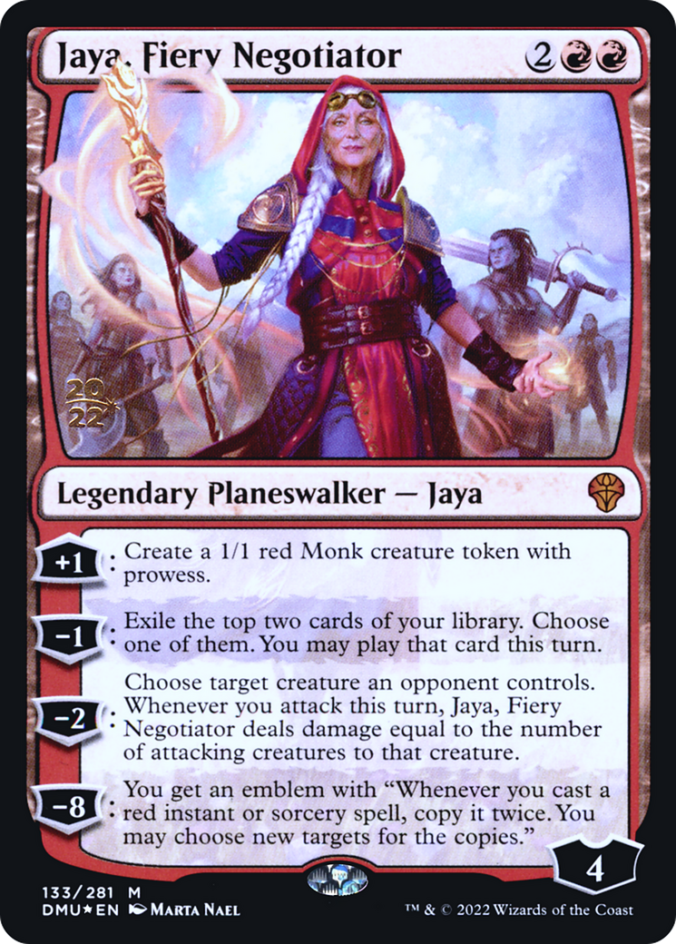 Image of Jaya, Fiery Negotiator [Dominaria United Prerelease Promos]