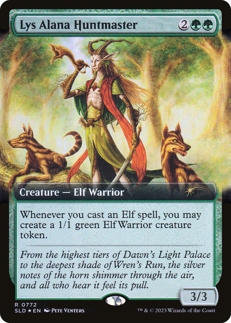 Image of Lys Alana Huntmaster (Extended Art) [Secret Lair Drop Series]