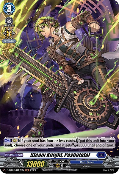 Image of Steam Knight, Pashatatal (D-BT02/H17EN) [A Brush with the Legends]