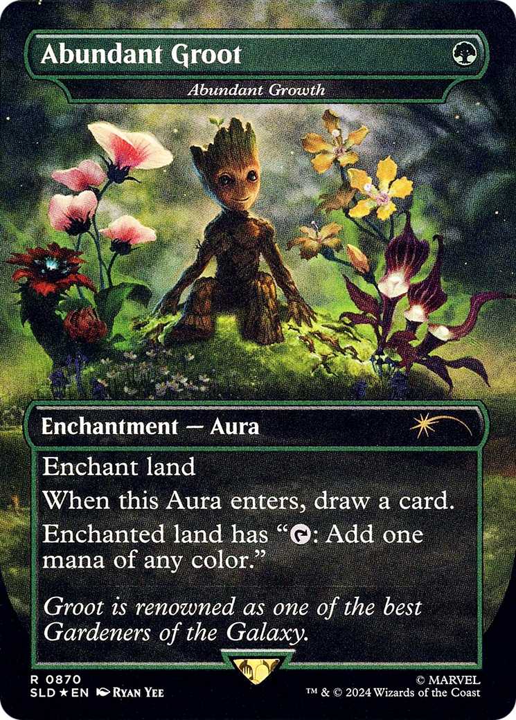 Image of Abundant Groot - Abundant Growth (Rainbow Foil) [Secret Lair Drop Series]