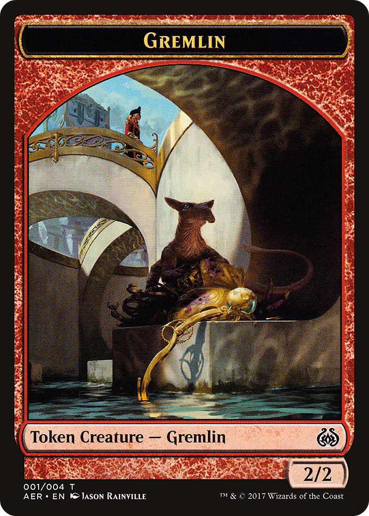 Image of Gremlin Token (AER-001) - Aether Revolt Tokens Foil