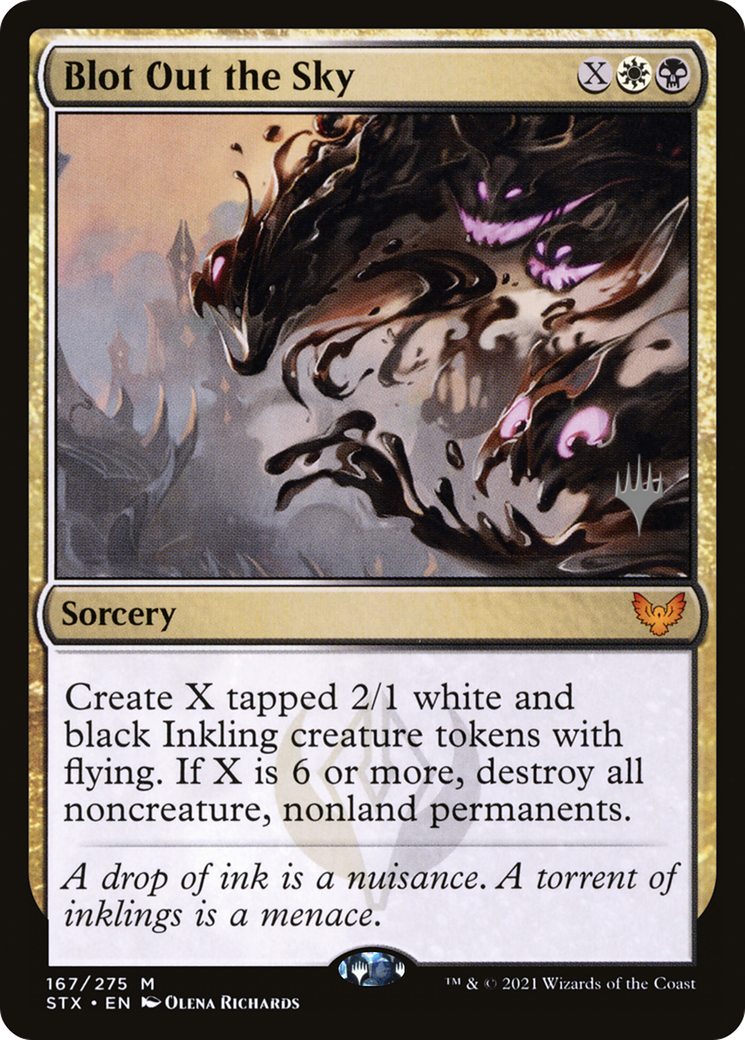 Image of Blot Out the Sky (Promo Pack) [Strixhaven: School of Mages Promos]