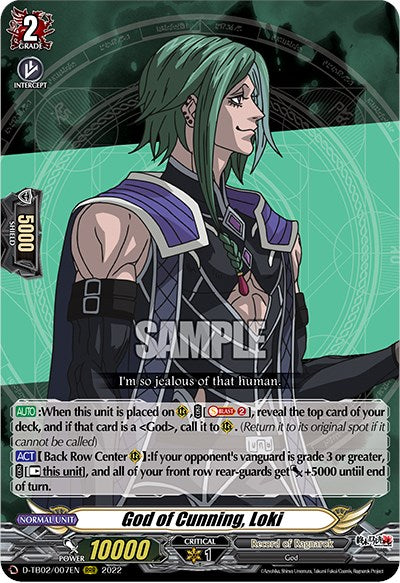 Image of God of Cunning, Loki (D-TB02/007EN) [Record of Ragnarok]