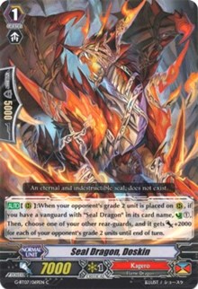 Image of Seal Dragon, Doskin (G-BT07/069EN) [Glorious Bravery of Radiant Sword]